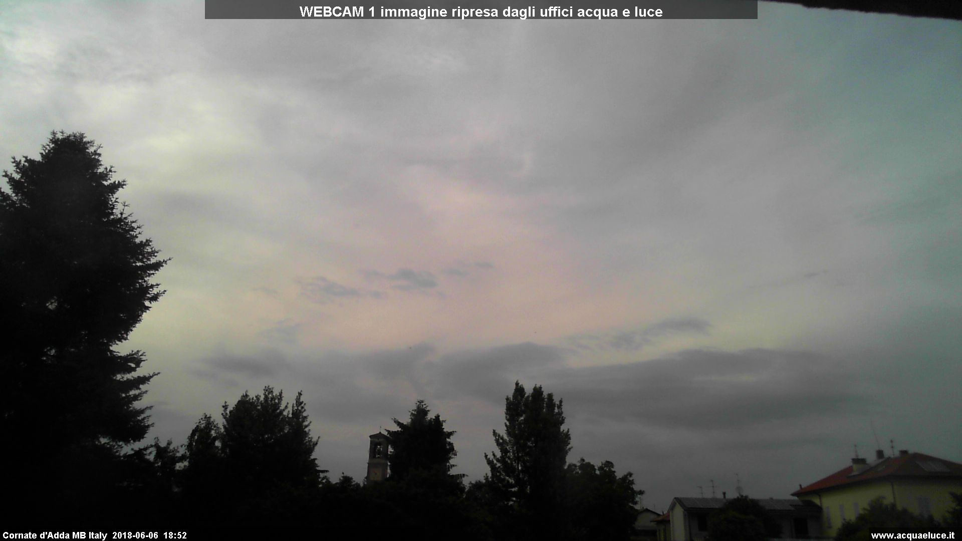 immagine della webcam nei dintorni di Ponte San Pietro: webcam Cornate d'Adda